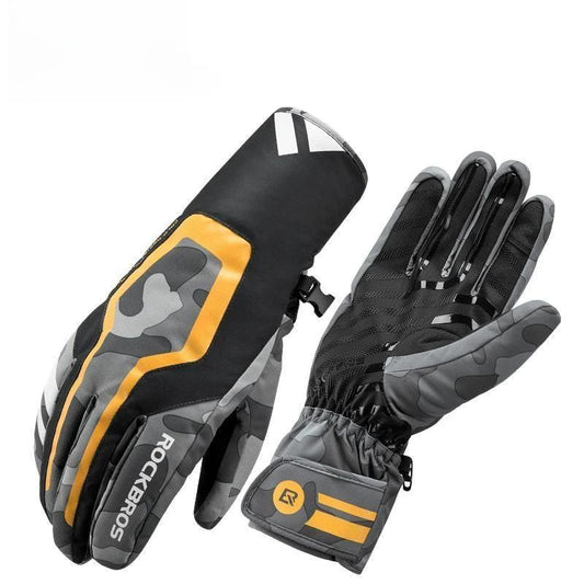Warm Cycling Gloves Winter Windproof Waterproof Motorcycle MTB Gloves