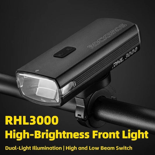 3000LM Bike Light Type-C Charging Front Lamp 10000mAh Bicycle Light IPX6