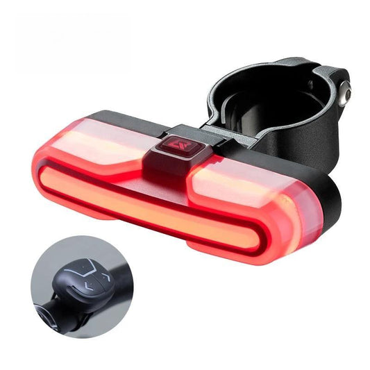 Bicycle Smart Rear Light Type-C Charging IPX6 Brake Sensor Auto Stop Cycling Taillight Warning Light