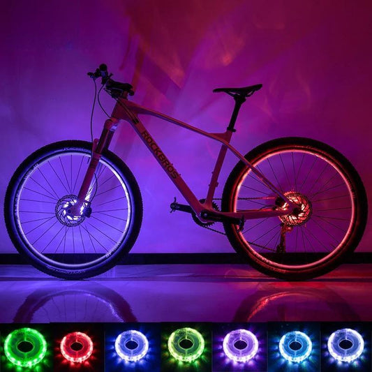 Bicycle Wheel Light Smart 12 LED Flash Light Warning Light