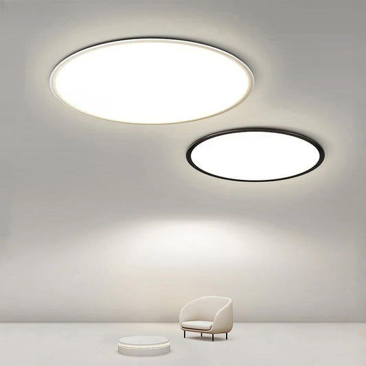 Remote Dimming Simple Black White New Modern LED Ceiling Lights