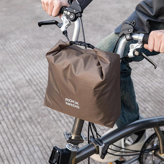 Bicycle Front Bag Waterproof Handlebar Bag 2.5-4L Capacity Nylon Portable Bag