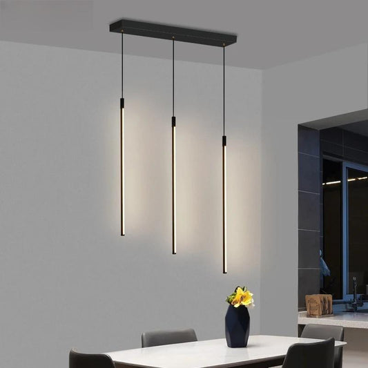 Special Simple Long New LED Modern Pendant Lights Living Dining Study Room Bedroom