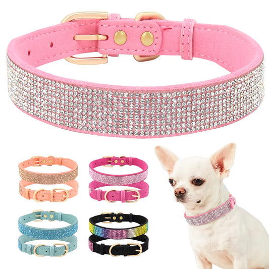 Bling Rhinestone Dog Cat Accessories Collar Pet Chihuahua Puppy Kitten Collar Necklace