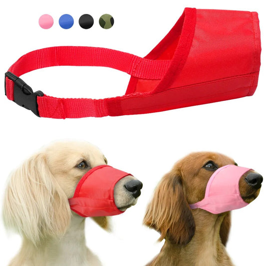 Dog Muzzle Breathable Pet Mouth Mask For Small Medium Large Dogs