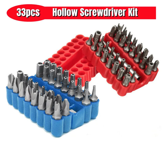 33pcs Hollow Electric Screwdriver Bit Combination Set