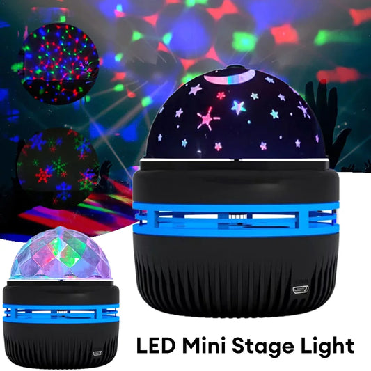 Colorful Starry Sky Projector Lamp Rotating Magic Ball Led Night Light
