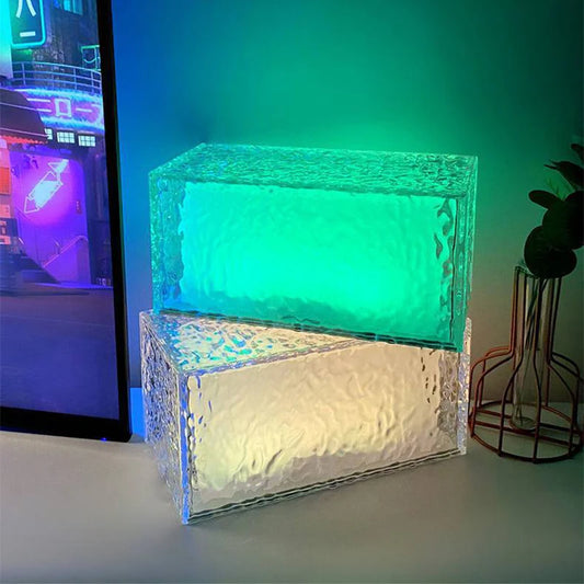 Ice Cube LED night light RGB 16 light colors RC table lamp desk light