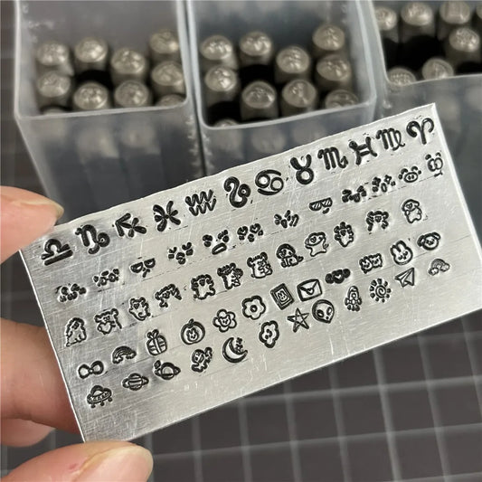 3mm 12pcs/set Design Logo Metal Punching Kit