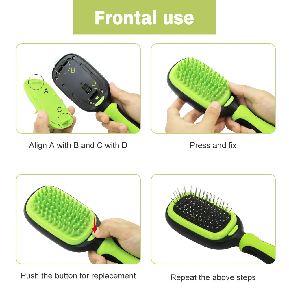 Pet Dog Cat Comb Brush Set 5 In 1 Kitten Puppy Grooming Tools Hair Removal Comb Brush