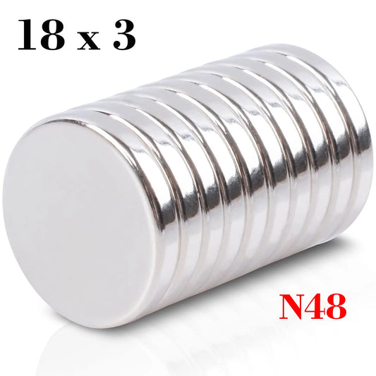 18x3 Magnet Neodymium Magnet N48 NdFeB Round Super Powerful Strong
