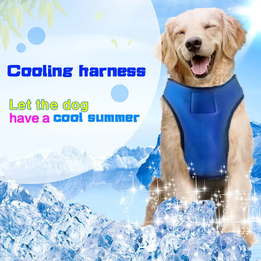Pet Dog Summer Cooling Vest Clothes Breathable Pet Cooling Harness Costume