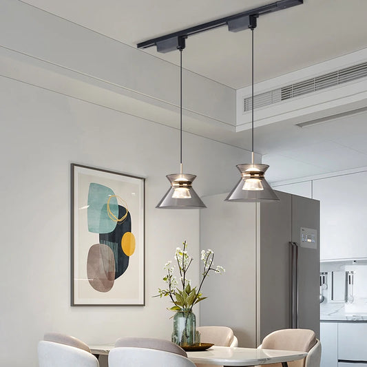 Modern Restaurant Led Chandelier Bedroom Minimalist Bedside Pendant Lamp