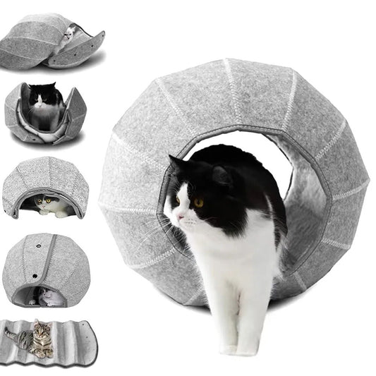 Multiple Cat Toy Funny Pet Cats Tunnel Scratcher House