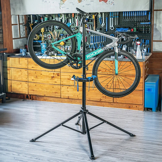 Bike Repair Stand Aluminum Alloy MTB Adjustable Road Repair Work Stand