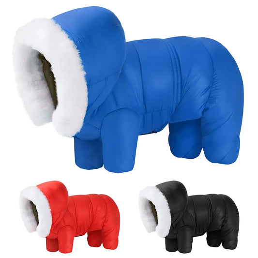 Thick Warm Dog Clothes Windproof Winter Dog Jacket