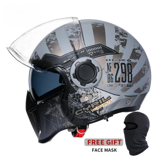 Full Face Open Face Motorcycle Helmet Double Lens Modular Helmet