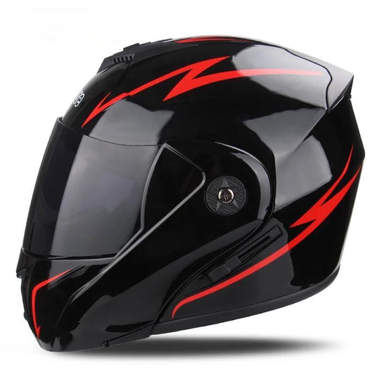 Unisex Motorcycle Helmet DOT Certification Double Lens Cross Section Helmet