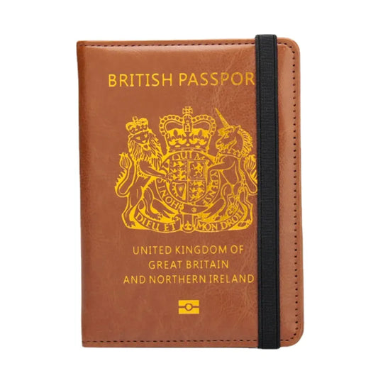 Rfid British Passport Cover Travel Wallet United Kingdom Passport Case