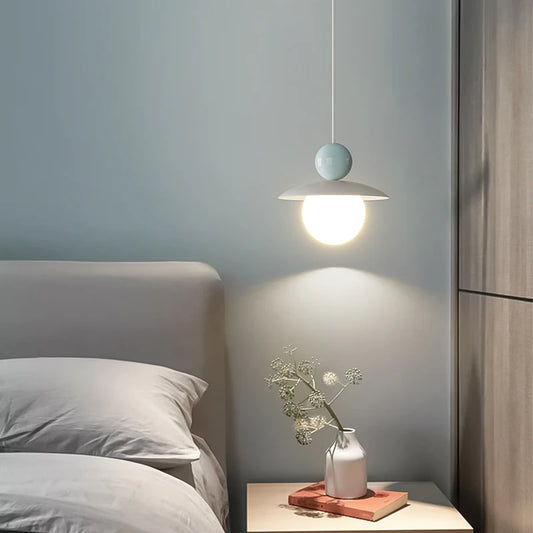 Bedside Small Lamps LED Modern Pendant Lights Living Study Dining Room