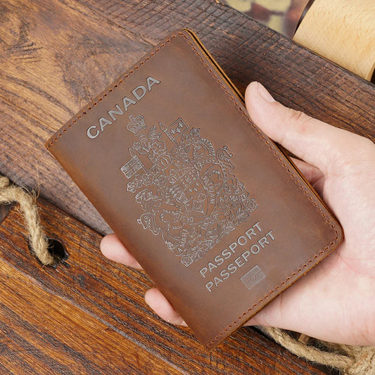 Vintage Canadian Passport Holder Document Holder