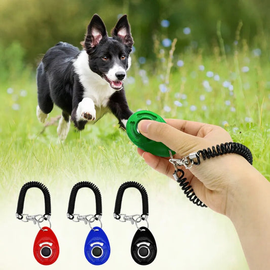 Pet Dog Training Clicker Plastic Puppy Training Whistle Adjustable Pets Trainer