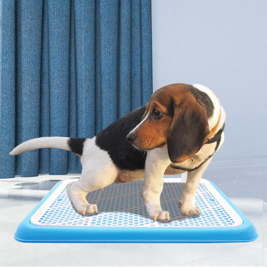 Pet Puppy Cat Potty Pad Tray for Small Dogs Cats Litter Box WC Toilet