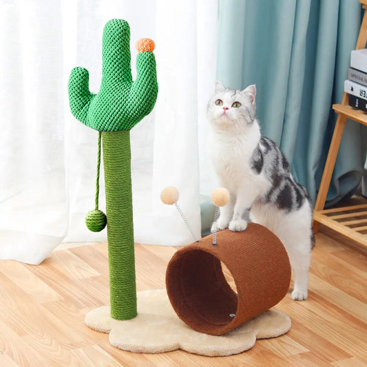 Cat scratcher Cactus Cat Tree Tower Cats Climbing Frame Scratching Post With Ball Toy