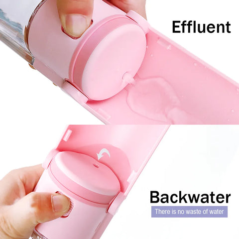 420ml Portable Pet Water Bottle Foldable Leakproof Dog Drinking Bowl