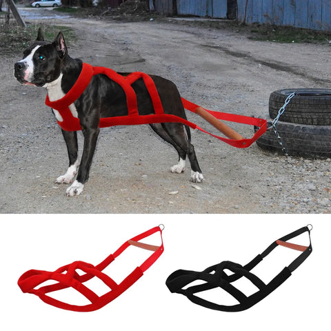 Durable Big Dog Weight Pulling Harness Dog Sledding Harness