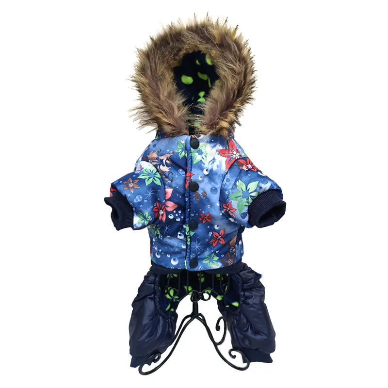 New Pineocus Hooded Warm Winter Thickness Pet Dog Clothes Cat Puppy Dogs Coat Jackets