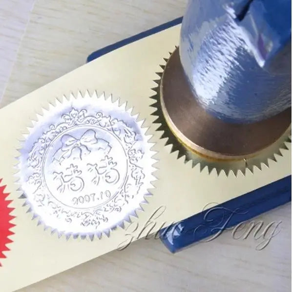 Customized Logo Desk Heavy Embossing Seal stamp