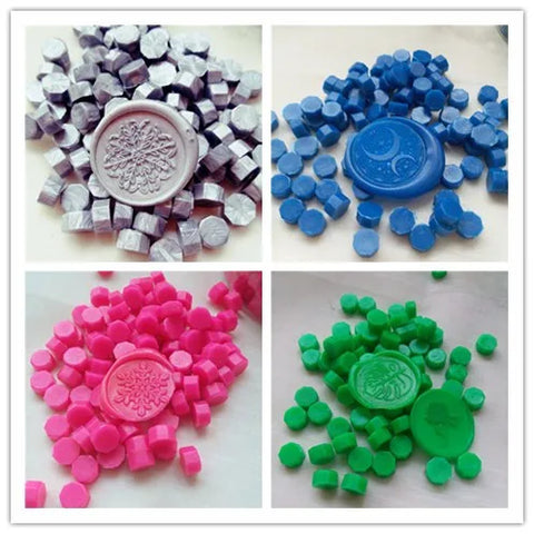 100pcs/lot vintage sealing wax tablet pill beads granule