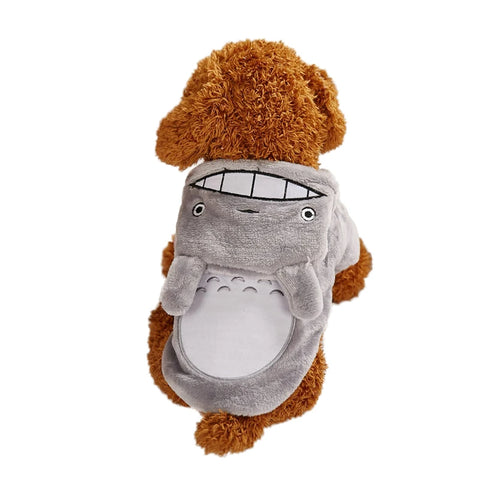 Small Dogs Outfits Stitch Dog Clothing Cute Totoro Warm Pet Dog Coats Jacket