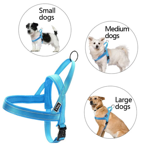 No Pull Reflective Dog Harness Leash Set Pet Vest Lead For Small Meduim Large Dogs