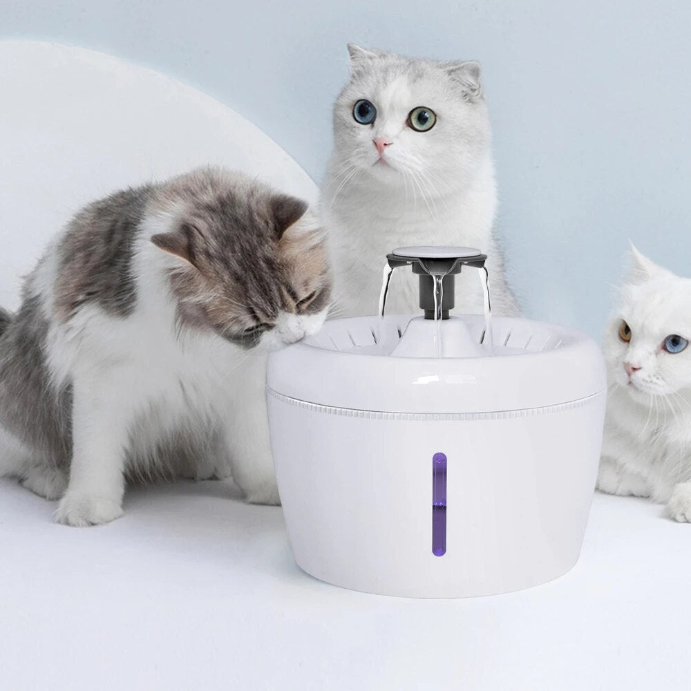 2.5L Automatic Cat Fountain Water Drinking Feeder Bowl Pet Dog Cat Water Dispenser