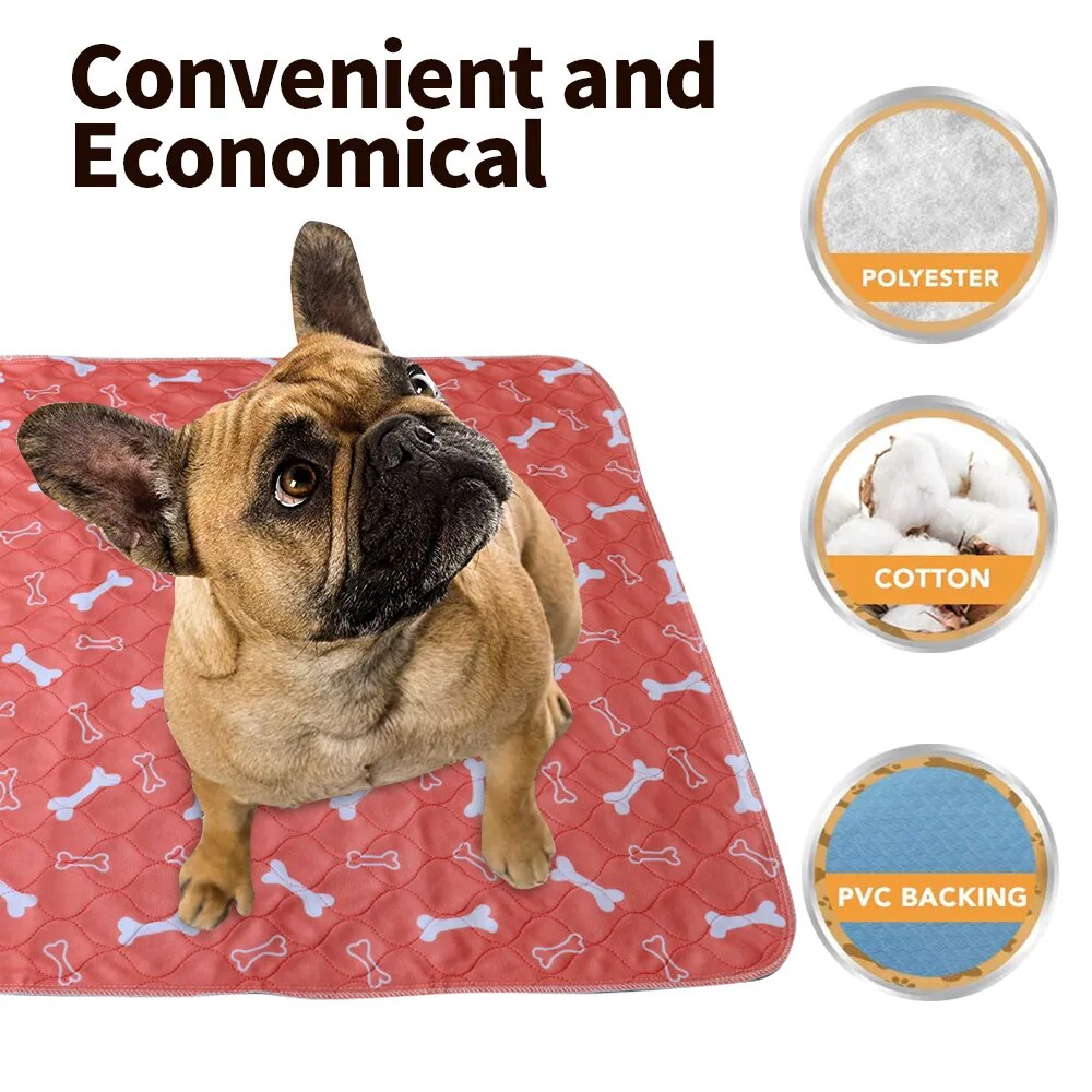 Pet Bed Mat Reusable Dog Urine Pad Puppy Pee Fast Absorbing Pad Rug Pet Dog Diaper Urine Pads