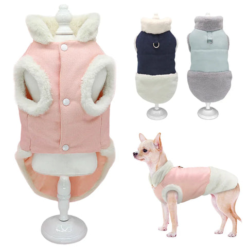 Winter Warm Dog Pet Coat Clothes For Small Dogs Puppy Vest Pet Clothing