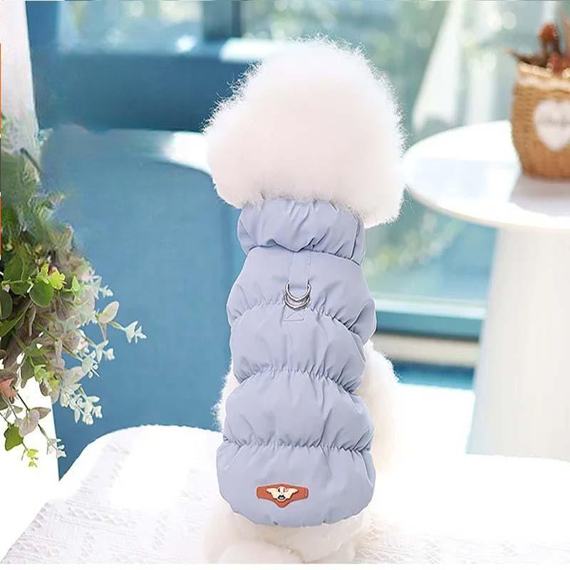 Winter Dog Clothes Reversible Waterproof Pet Vest Jacket