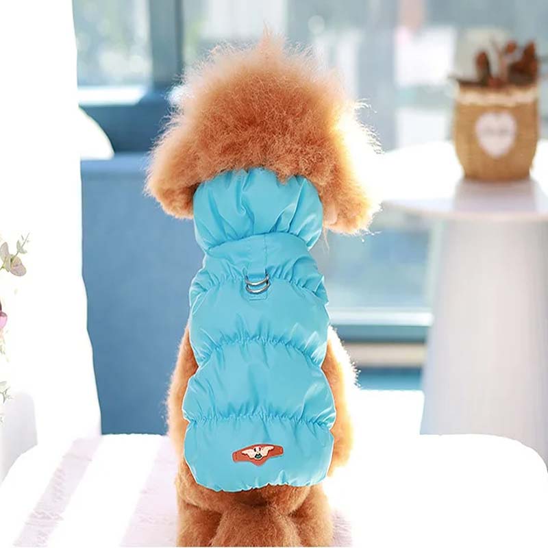 Winter Dog Clothes Reversible Waterproof Pet Vest Jacket