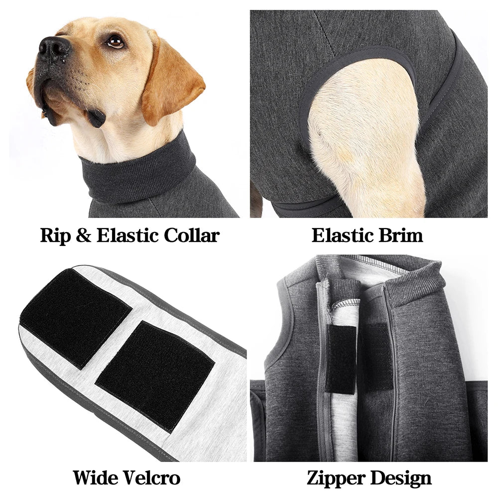 Dog Anxiety Jacket Calming Vest For Small Large Dogs Adjustable Stress Relief Pet Coat Vest Clothes