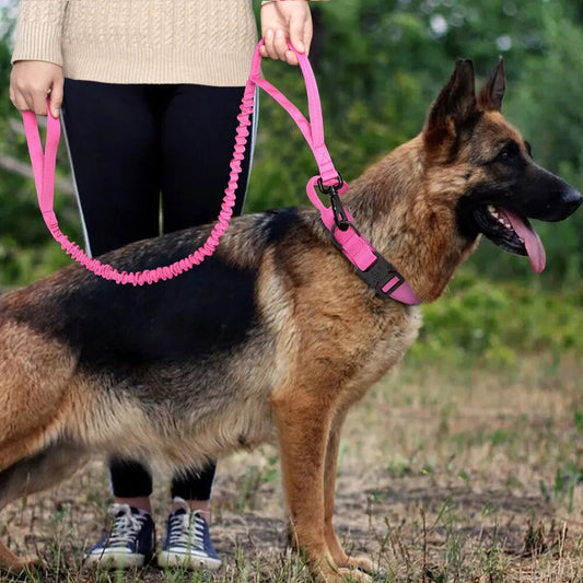 Military Tactical Dog Collar Leash Adjustable Durable Big Dog Collars