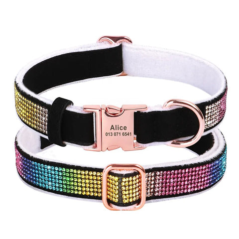 Padded Personalized Dog Collar For Small Medium Dogs Custom