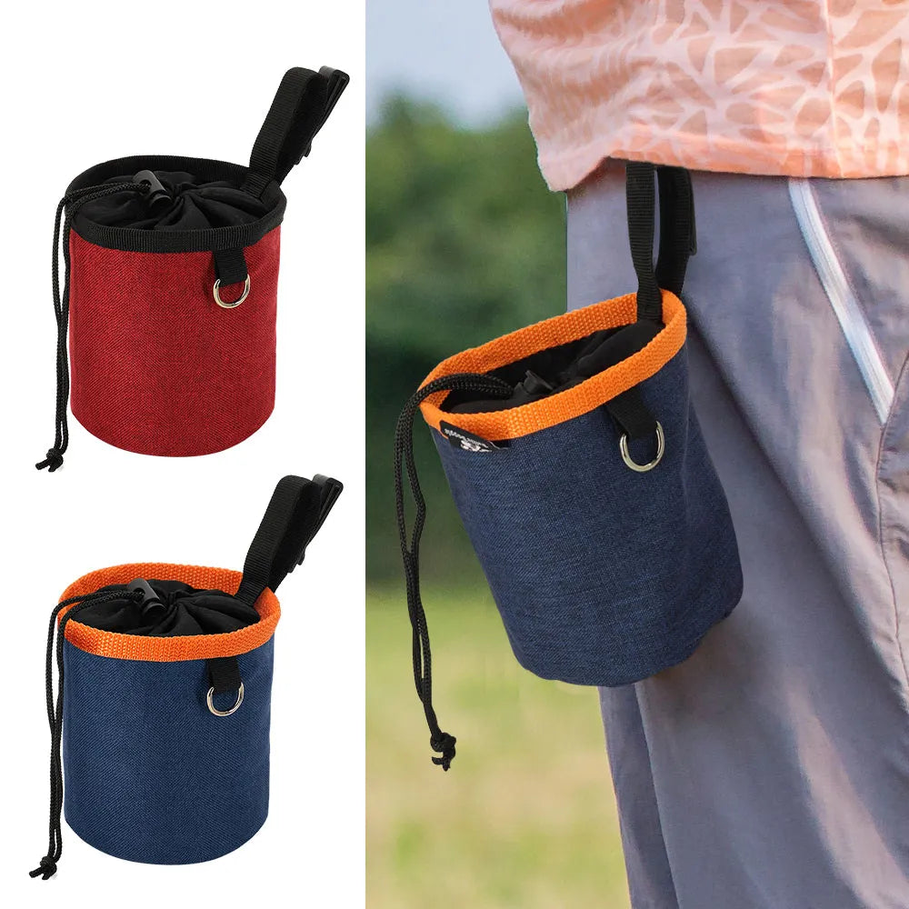 Outdoor Dog Snack Bag Portable Pet Treat Pocket Pouch Dogs Training Food Storage Feeder Pocket Waist Garbage Bags