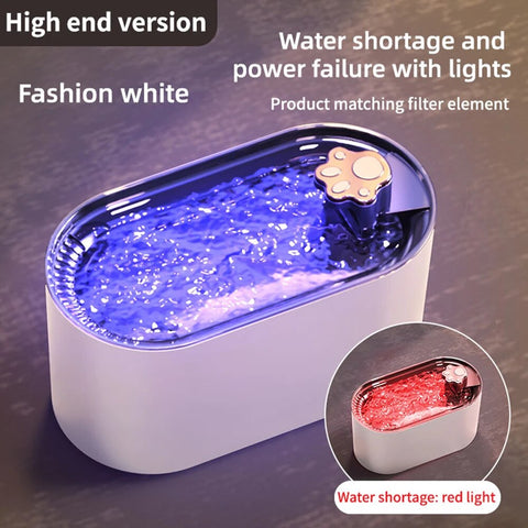 3L Cat Auto Filter Water Fountain Electric Mute Cat Drink Bowl Ultra-Quiet Automatic Pet Water