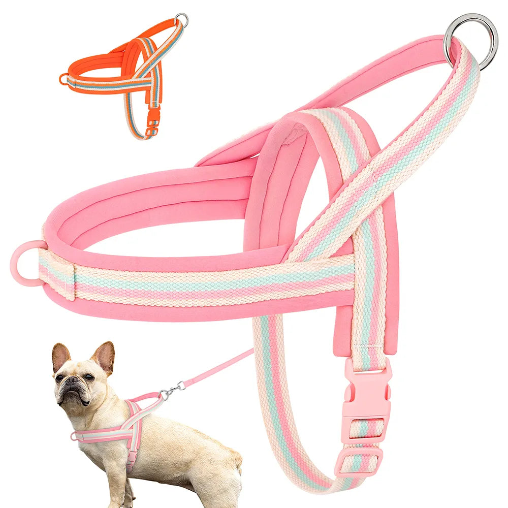 Small Medium Dog Harness Nylon Padded Dogs Harness Vest