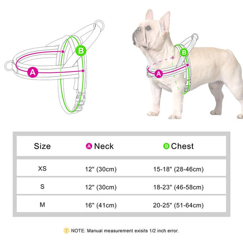 Small Medium Dog Harness Nylon Padded Dogs Harness Vest