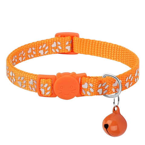 Adjustable Pet Cat Collar With Bell Accessories For Small Dogs Cats