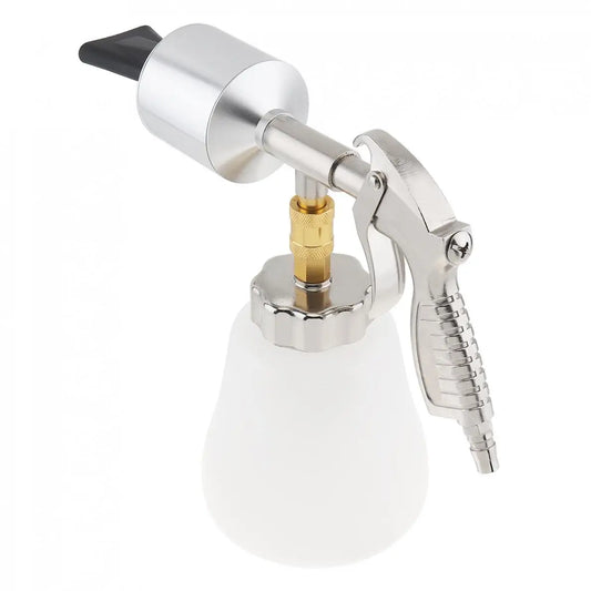 1 Litre Handheld High Pressure Pneumatic Cleaning Spray Gun with Plastic Foam Pot and Flat Head