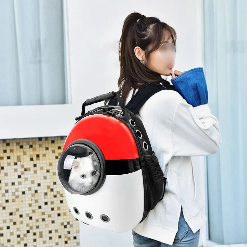 Breathable Cat Carrier Bag Outdoor Astronaut Pet Cat Backpack Portable Travel Shoulder Bag